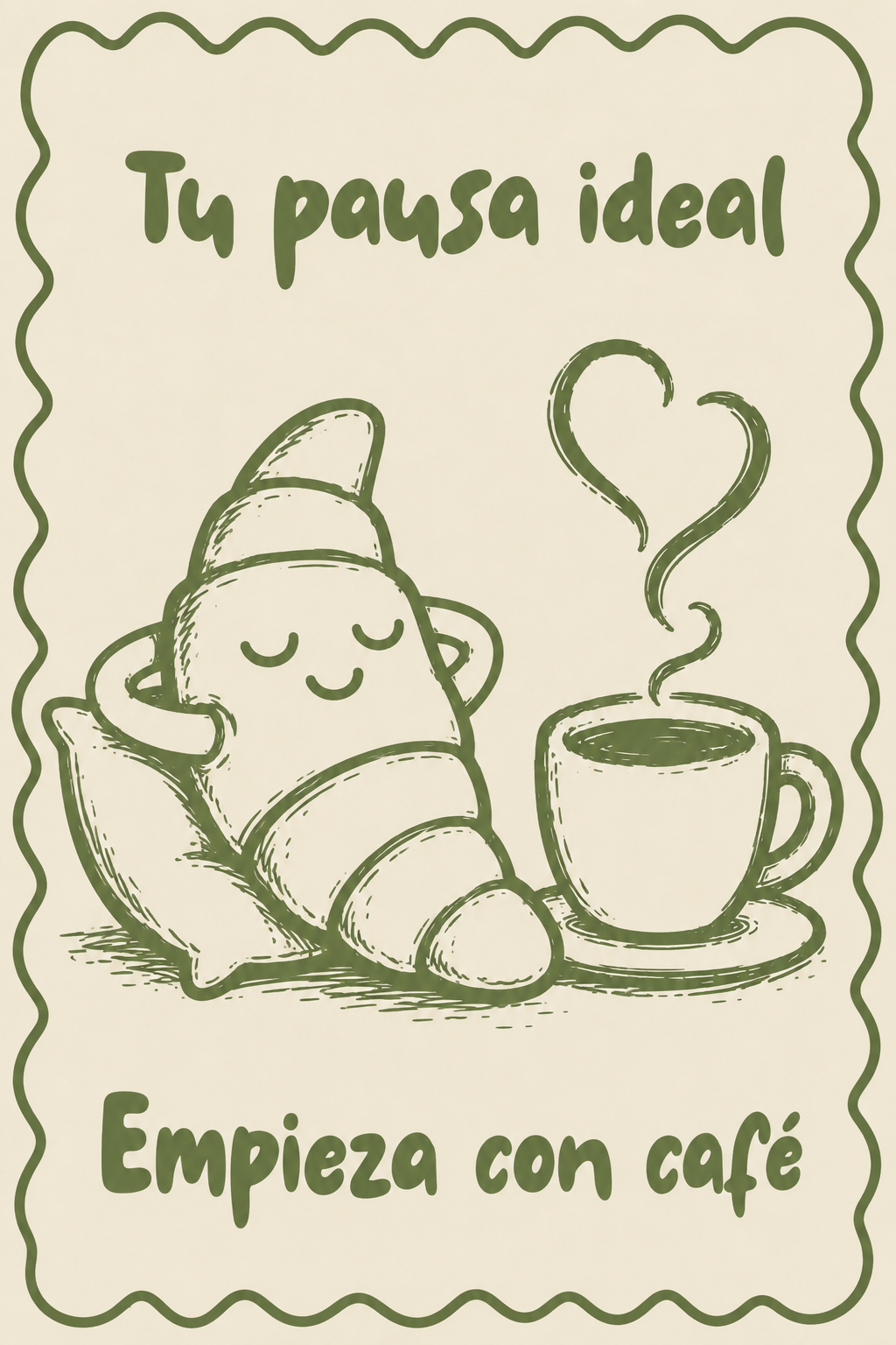 Ilustración Pausa Café: tu pausa ideal, empieza con café